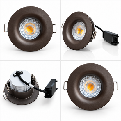 MDRLED® Inbouwspot Donkerbrons Ø88mm | 5W | 3000K / 4000K