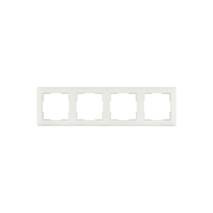 MDRLED® D1 Afdekraam Alpin Wit | 1–5-voudig