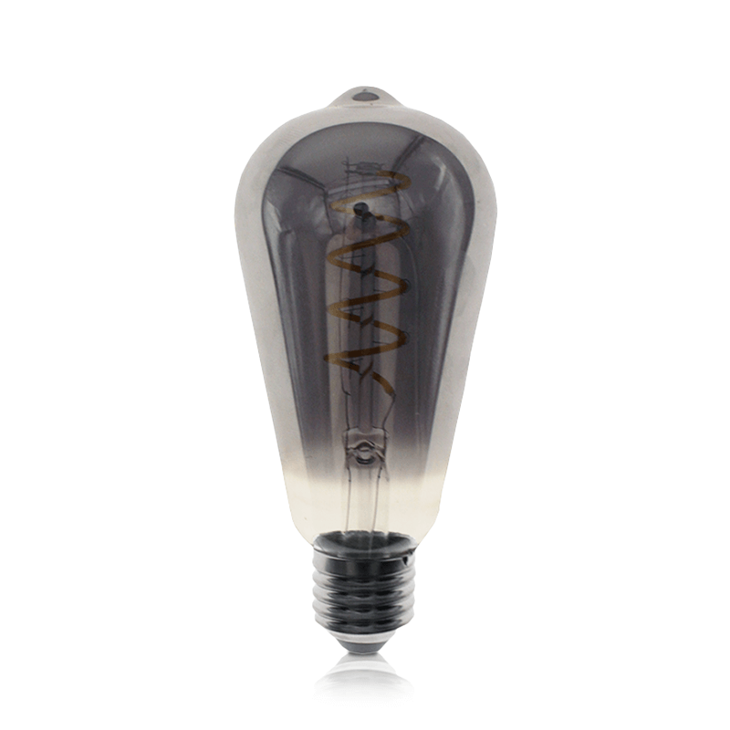 LED FILAMENT E27 EDISON DIMBAAR SMOKY 6W MDRLED®