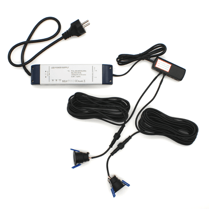 LED Verandastrahler 6er Set 6 x 3 Watt Weiß Ø28mm IP65 MDRLED®
