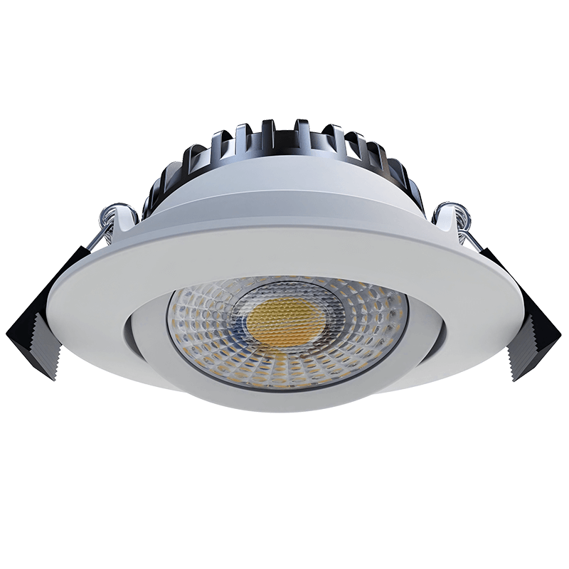 INBOUWSPOT   LED  6W  DIM  ZWAR,WIT,ZILVER  met CCT SWITCH  IP65  MDR LED®