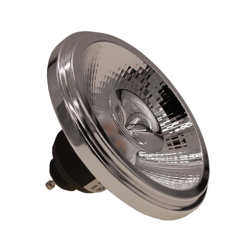 LED AR111  GU10  SPOT  24°  12W  ZWART  2700K 4000K  MDRLED®