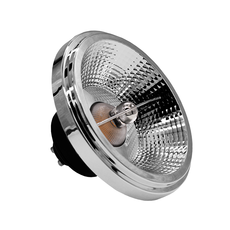 LED AR111  GU10  SPOT  15W  DIMBAAR  ZWART MDRLED®