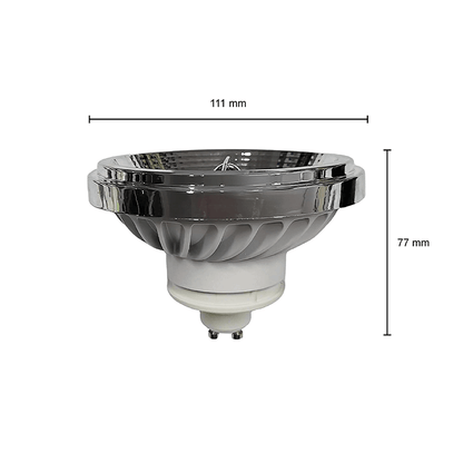 LED AR111 GU10 SPOT 15W DIMBAAR WIT - MDRLED®