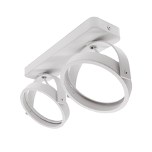 AR111 AUFBAULEUCHTE 2xGU10 FASSUNG WEISS MDRLED®