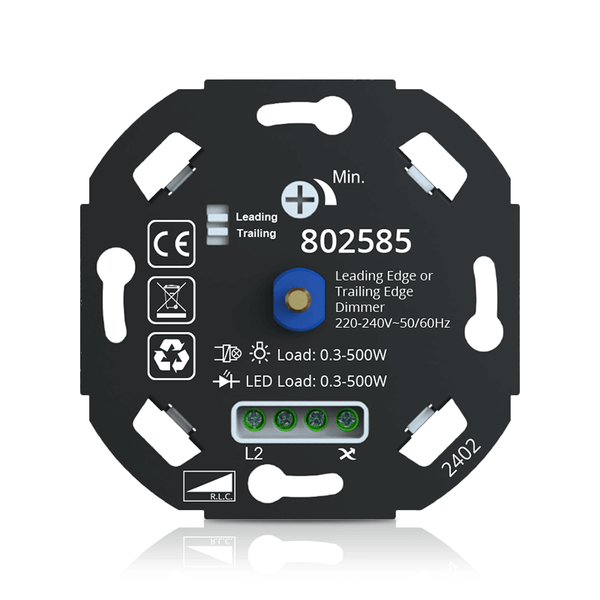 LED DIMMER  FASE AF EN AANSNIJDING 0-500 Watt MDRLED®.