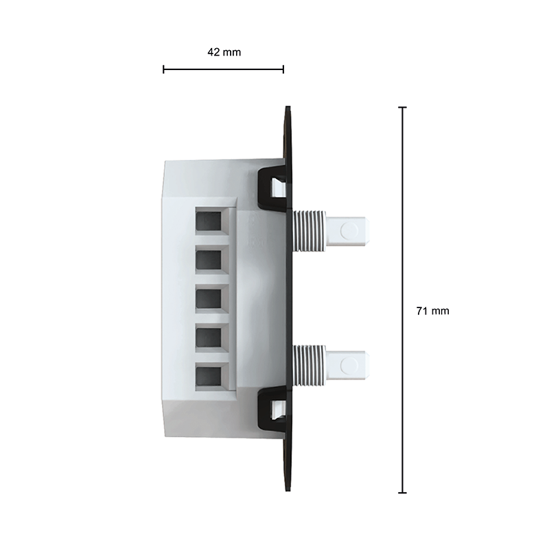 PROLEDPARTNERS DUO LED DIMMER  2x200W  FASE AF EN AANSNIJDING