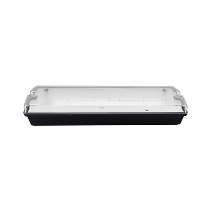 NOTBELEUCHTUNG 6W IP65 SCHWARZ (PIKTOGRAMME INKLUSIVE) MDRLED®