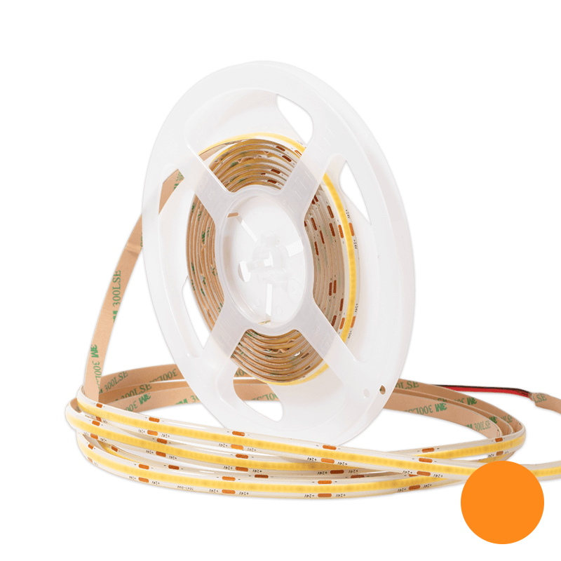 Premium COB LED-strip 24V  IP65  5M  10W/M  2700K MDRLED