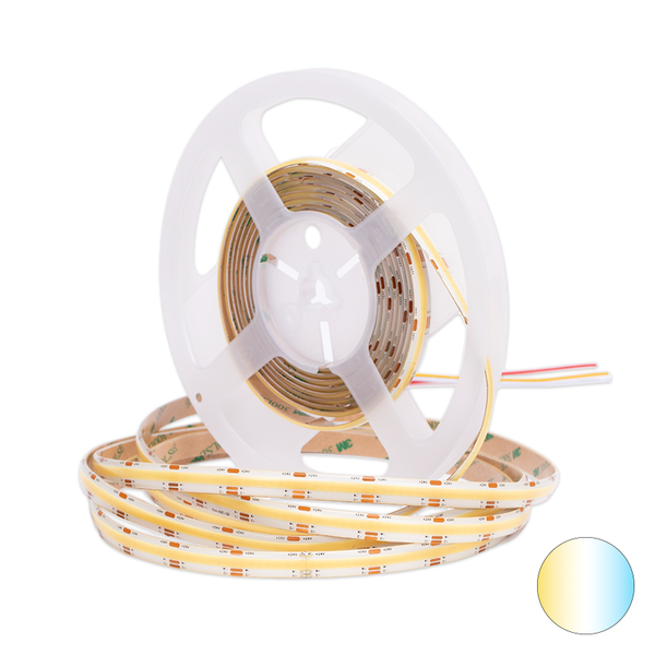 COB LED strip 24V IP65 5M 14W/M CCT MDRLED