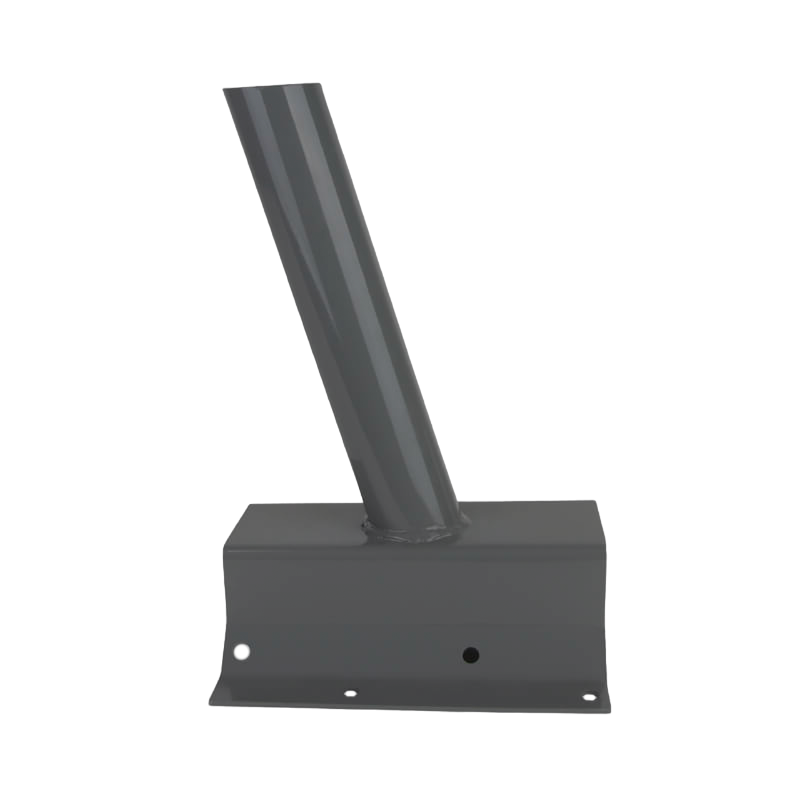 Muursteun Ø60mm Antraciet | Staal | 105° Hoek | MDRLED®