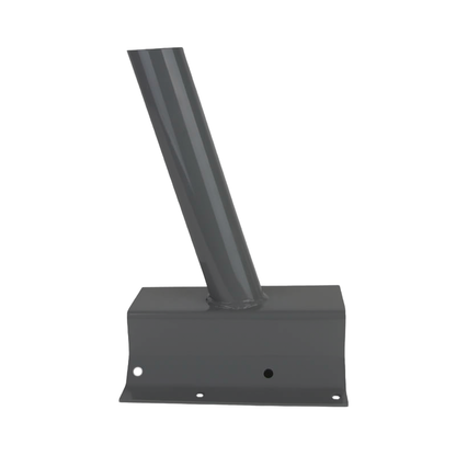 Muursteun Ø60mm Antraciet | Staal | 105° Hoek | MDRLED®