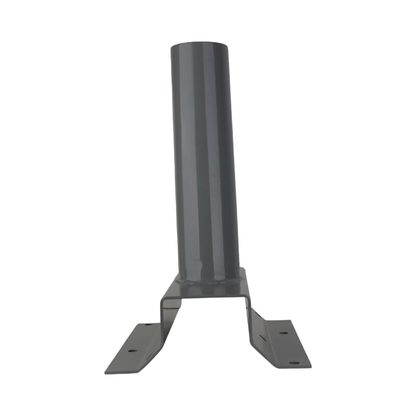 Muursteun Ø60mm Antraciet | Staal | 105° Hoek | MDRLED®