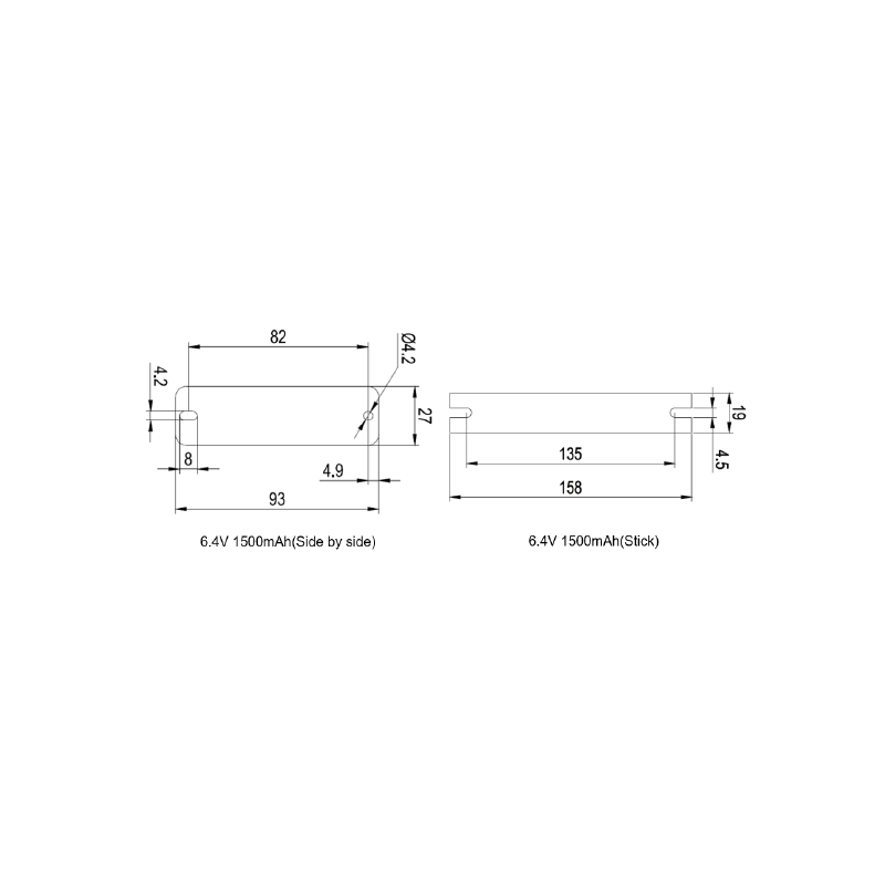 NOODUNIT 2W  10-60V(DC)  3 UUR