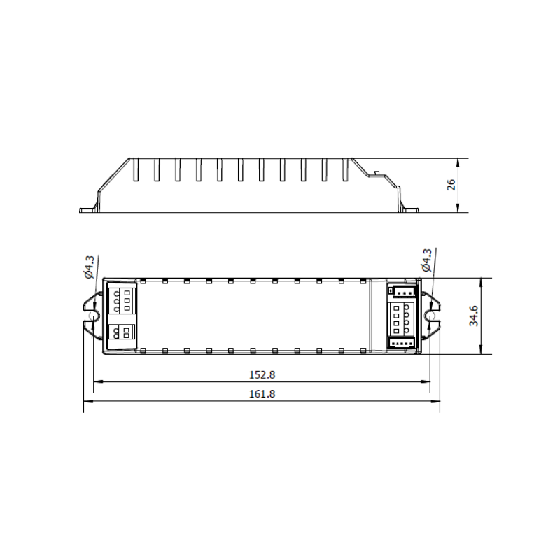 NOODUNIT 2W  10-60V(DC)  3 UUR