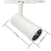 Verstellbarer 3-Phasen Schienenstrahler 20/25/30 Watt WATT SWITCH CCT-SWITCH WEISS 2700K, 3000K, 4000K MDRLED®