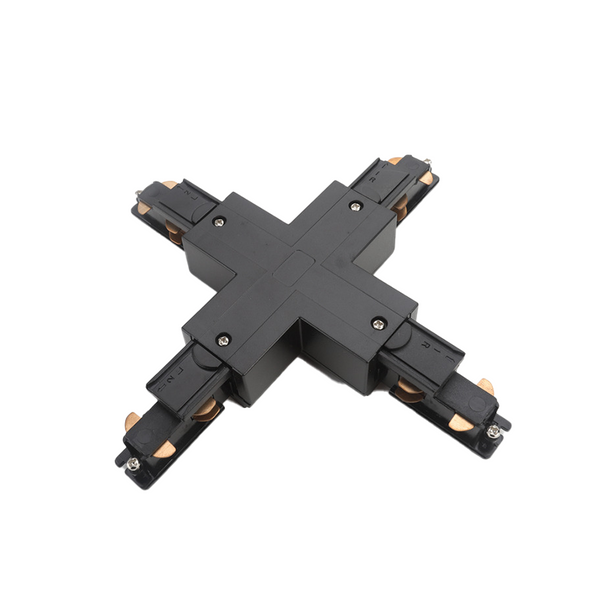 DALI 3-FASE RAIL X-VORM CONNECTOR ZWART MDRLED®