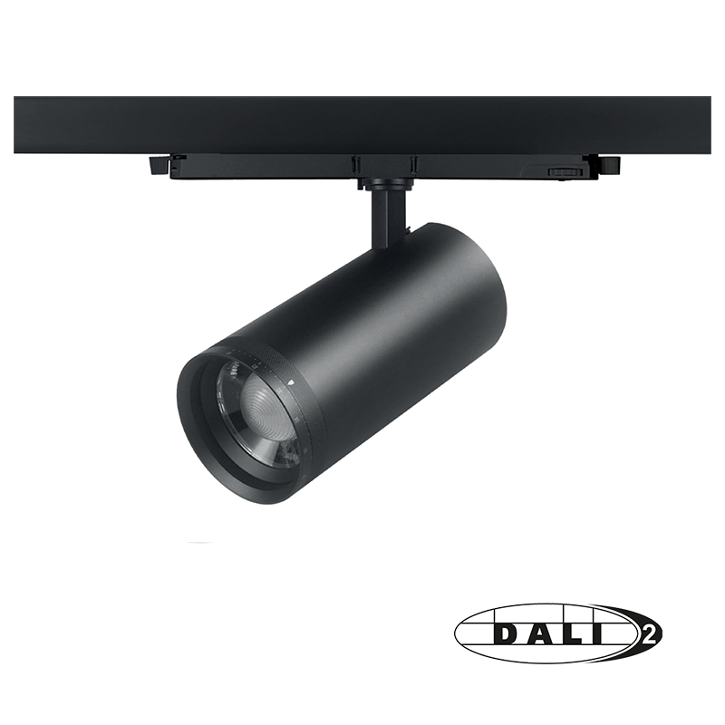 DALI 3-FASE RAILSPOT  ZOOMABLE  WATT SWITCH  CCT-SWITCH  ZWART/WIT MDRLED®