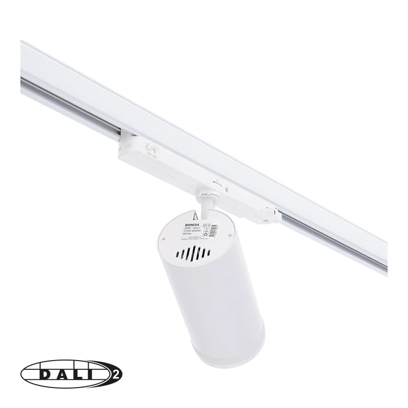 DALI 3-Fase Railspot 30W Wit | Zoomable & Tunable White