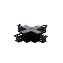 INBOUW 3-FASE  X-VORM CONNECTOR  ZWART