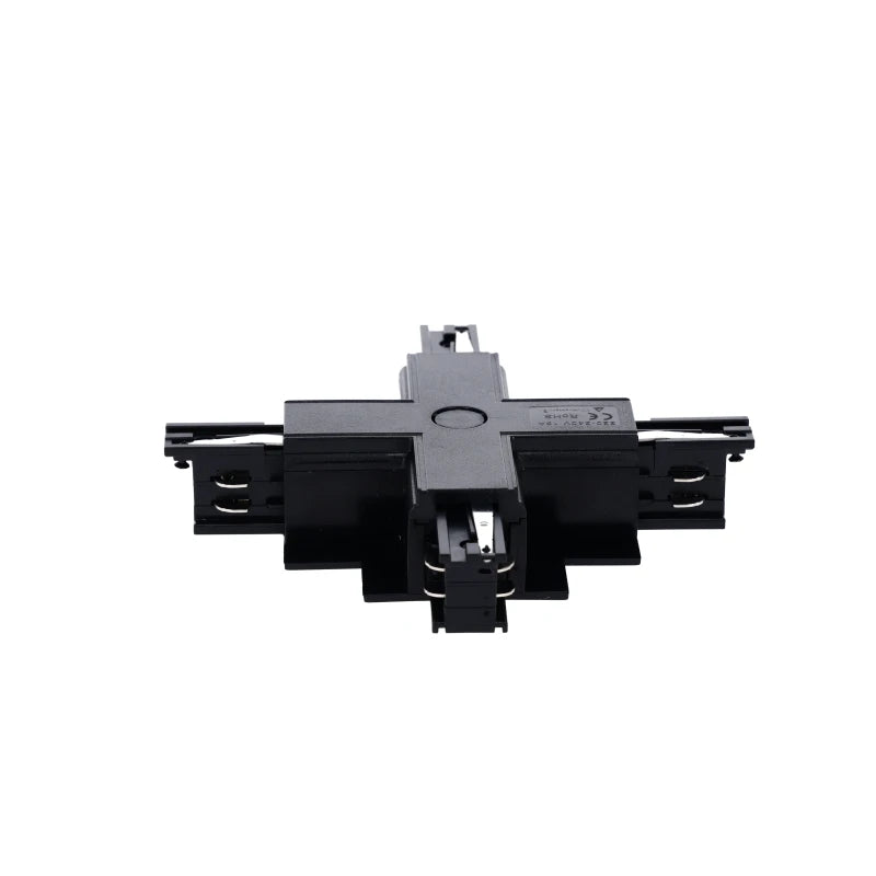 INBOUW 3-FASE  X-VORM CONNECTOR  ZWART