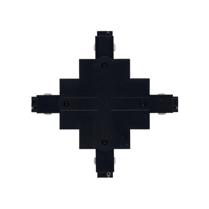 INBOUW 3-FASE  X-VORM CONNECTOR  ZWART