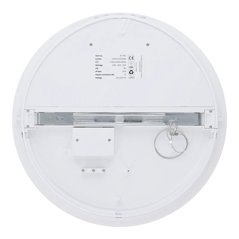 MDRLED® PRO LED Plafonnière Ø420mm | 20W / 28W / 35W | CCT-Switch | IP54 | Dimbaar | IK10 | 5 Jaar Garantie