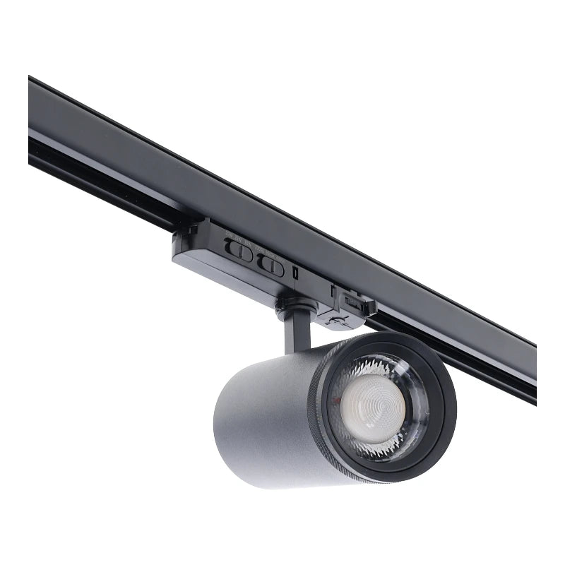 MDRLED® Zoomable 3-Fase Railspot 20W / 25W / 30W  Zwart  CCT Switch  15°–55°