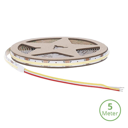 COB LED Strip 24V 5M – Puntloos Licht 2700K–6500K CCT