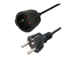 Verlengkabel  Zwart  2M  IP20