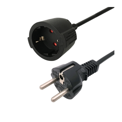 Verlengkabel  Zwart  2M  IP20