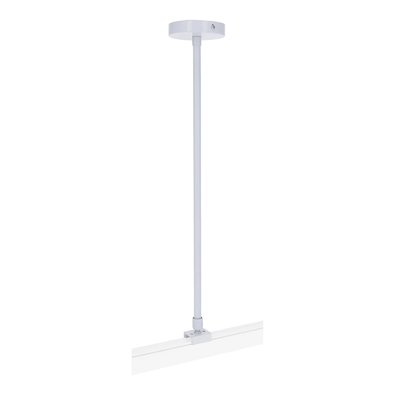 Spanningsrail Ophangsysteem Wit – Draadstang 50–100cm – 3-Fase – 2 Stuks