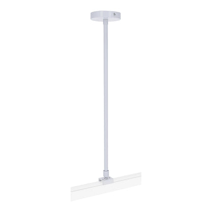Spanningsrail Ophangsysteem Wit – Draadstang 50–100cm – 3-Fase – 2 Stuks