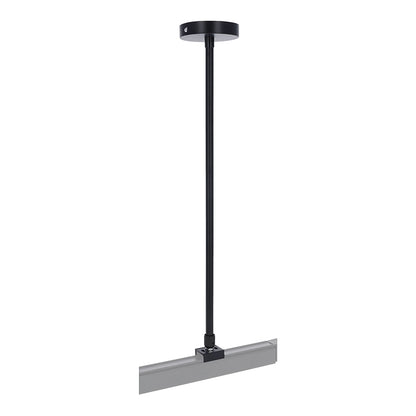 Spanningsrail Ophangsysteem Zwart – Draadstang 50–100cm – 3-Fase – 2 Stuks