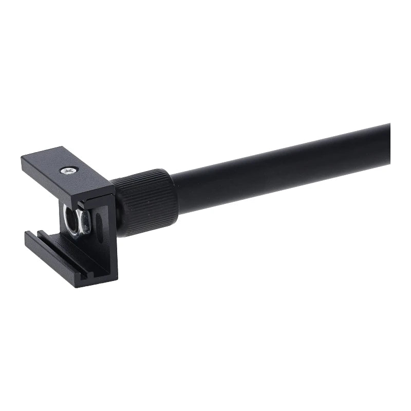 Spanningsrail Ophangsysteem Zwart – Draadstang 50–100cm – 3-Fase – 2 Stuks
