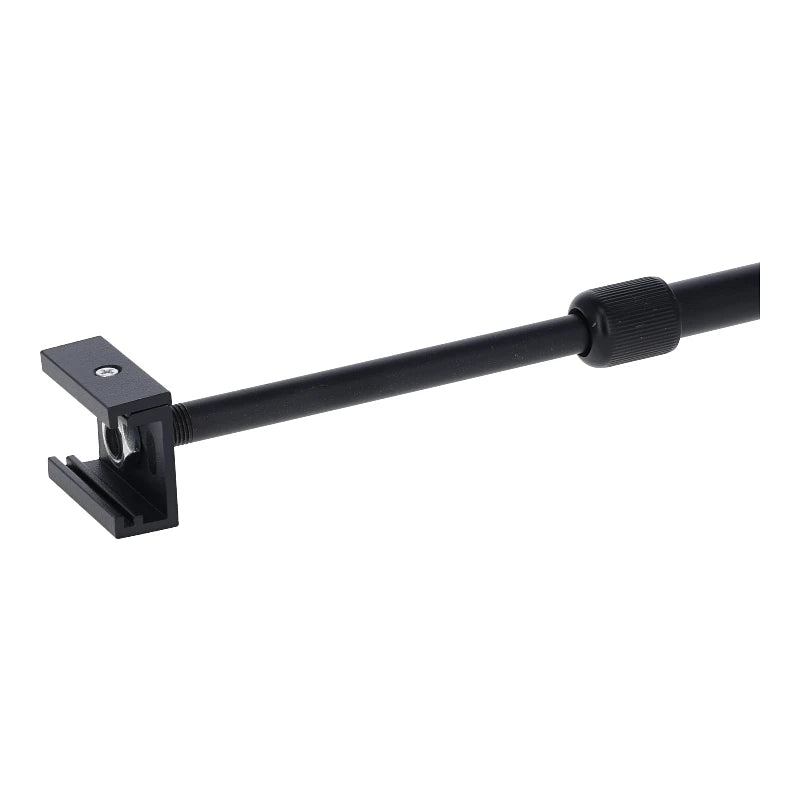 Spanningsrail Ophangsysteem Zwart – Draadstang 50–100cm – 3-Fase – 2 Stuks