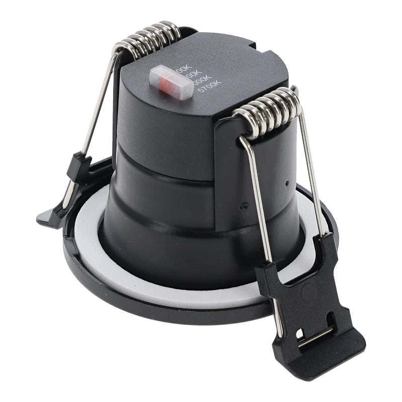 LED Inbouwspot Mimi 4W | MDRLED® | Zwart | Dimbaar | IP65 | CCT-schakelaar Actie