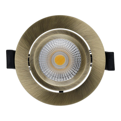 LED Inbouwspot   LUNA 4- 6W  Dimbaar  Brons  CCT-Switch  IP65