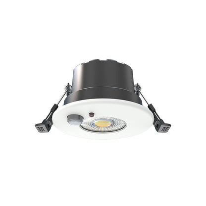 LED Inbouwspot Lisa 6W | Zwart & Wit | Met PIR Sensor | CCT-Schakelaar | IP65 | MDRLED®