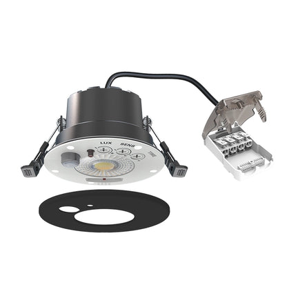 LED Inbouwspot Lisa 6W | Zwart & Wit | Met PIR Sensor | CCT-Schakelaar | IP65 | MDRLED®