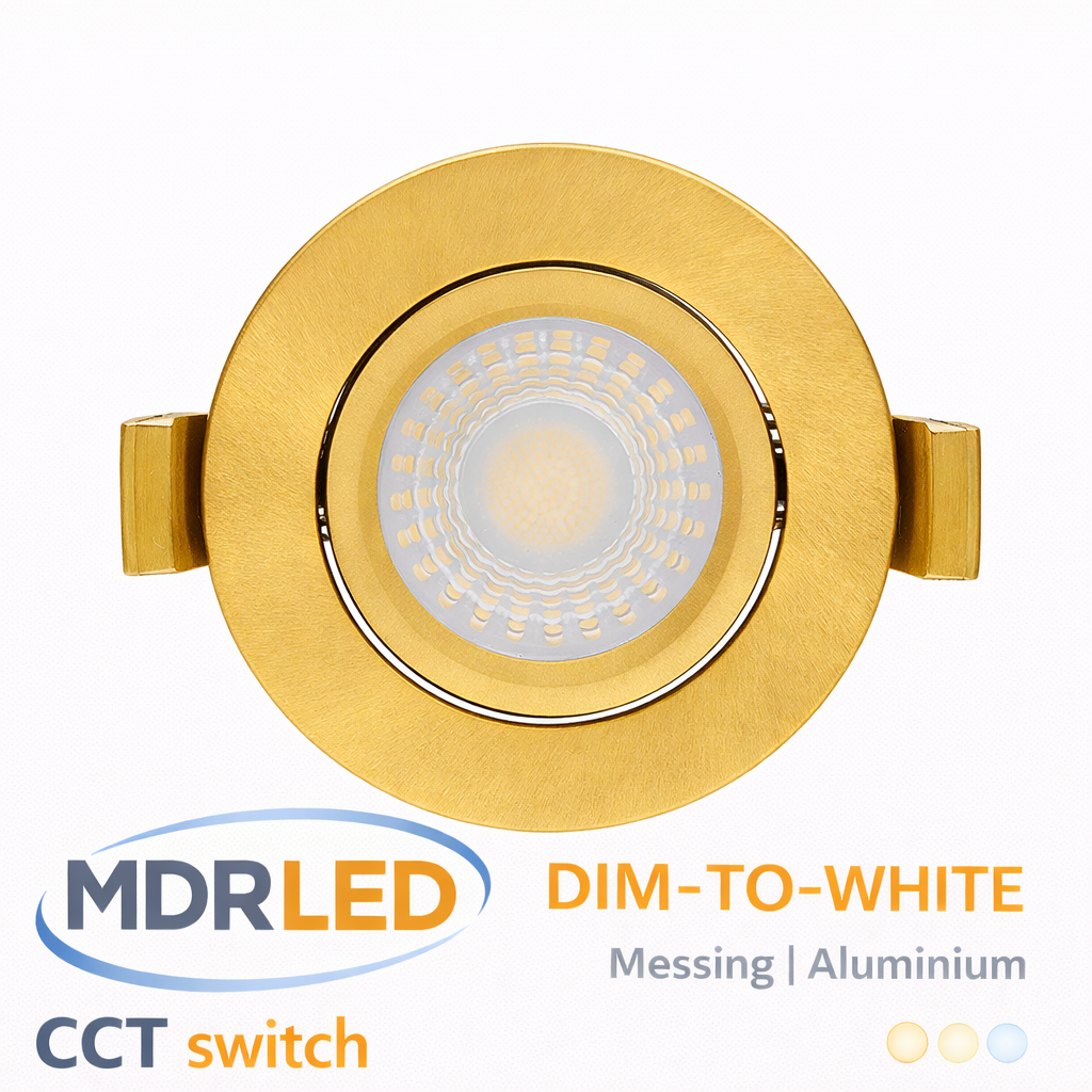 Inbouwspot Brass D2W 5W 7W IP65