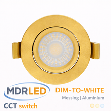 Inbouwspot Brass D2W 5W 7W IP65