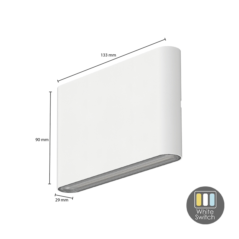 Wandlamp 6W CCT Efficiëntie en Duurzaamheid in Wit Design PROLEDPARTNERS® ACTIE.