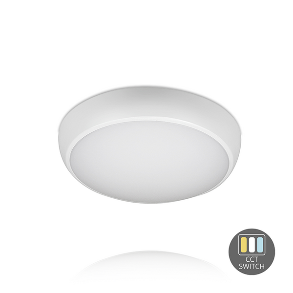 PLAFONDLAMP  NOOD  WHITE SWITCH Ø320mm IP54  13W MDRLED®.