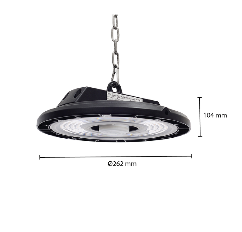 LED HIGH BAY Proledpartners 100 WATT DIMBAAR MET SENSOR 5700K