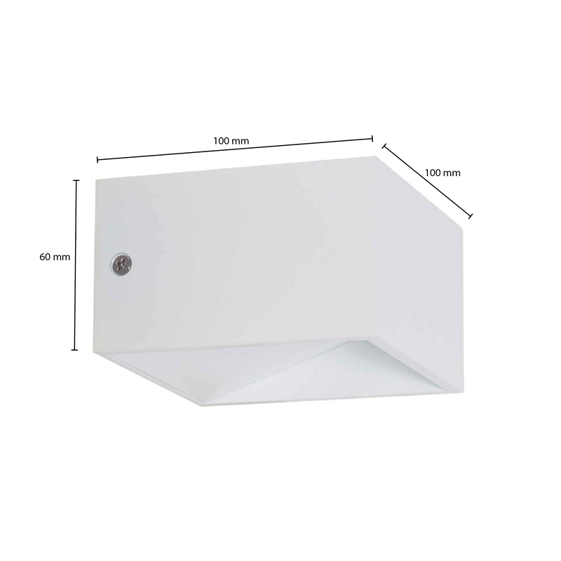 WANDLAMP Alice WIT 6W DIMBAAR MDRLED®