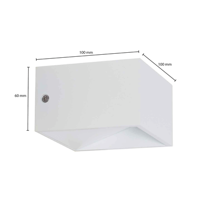WANDLAMP CARPO WIT 6W DIMBAAR