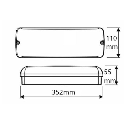 MDRLED® LED Portiek verlichting 6W | 4000K | IP65 | IK08