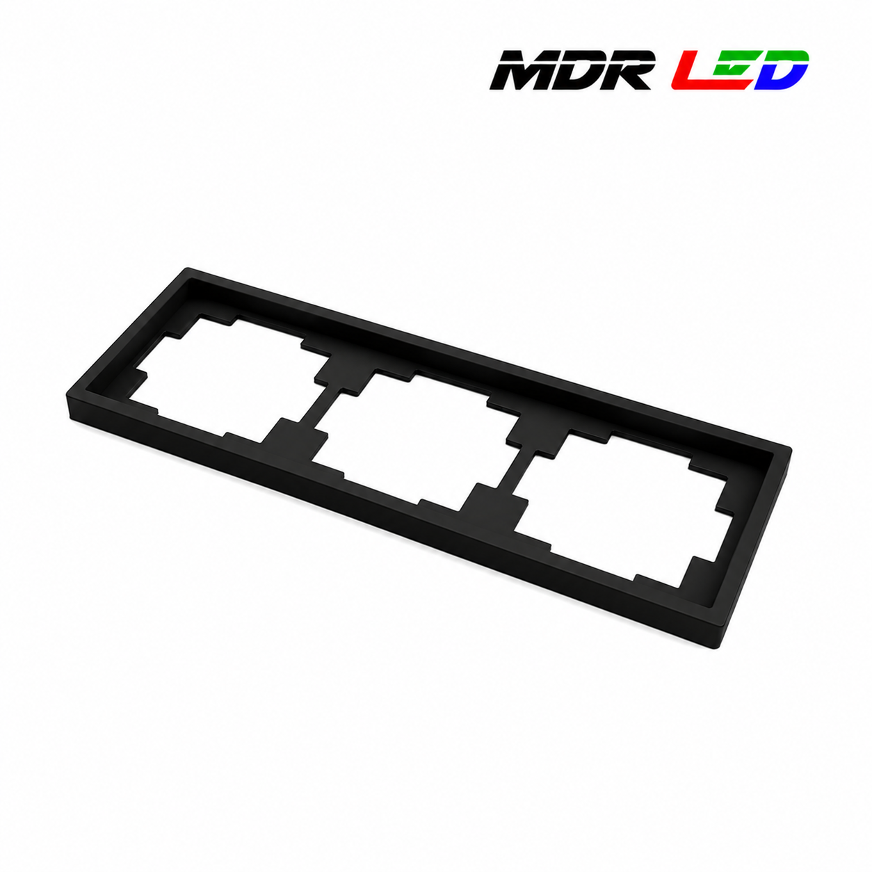 Afdekraam Wit/Zwart  1 t/m 4-Voudig MDRLED