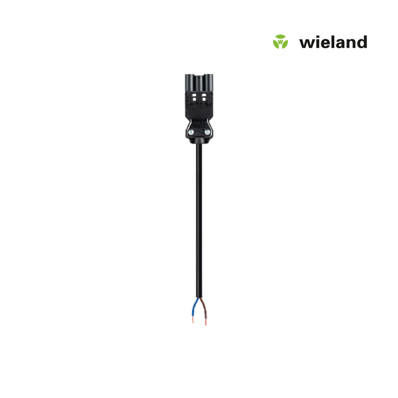 Wieland GST18I3 Aansluitsnoer male 0,75 MM² 0,5 meter zwart MDRLED®